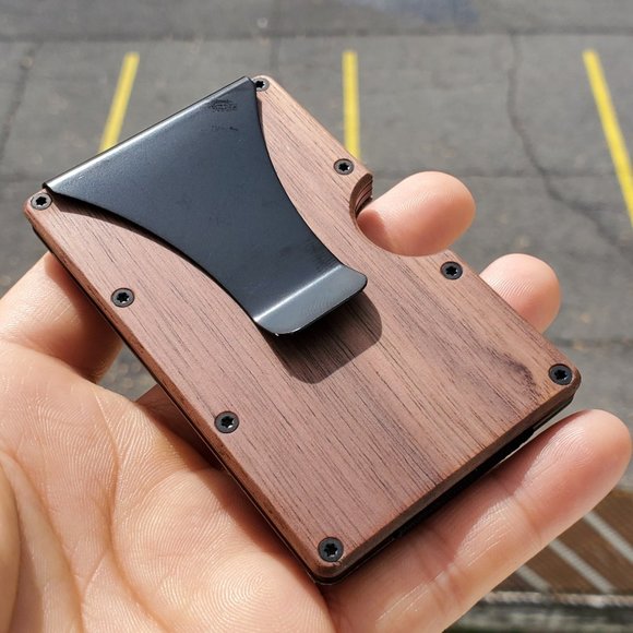 RFID Slim Design Wallet Money Clip - Picture 4 of 16